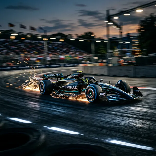 Race cars at speed on IPTV Balkans